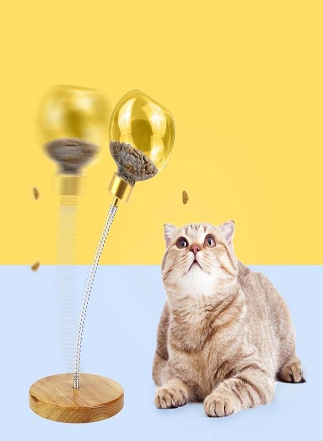 KittuPet لعبة كيتوبيت على شكل كوب للقطط، كرة تغذية للقطط، لعبة تفاعلية للحيوانات الأليفة، موزع طعام للقطط، لعبة كوب كبيرة للقطط - Image 3